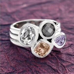 Multi-Stone Silpada Women's Ring - Mixed Gem Colors costume jewelry